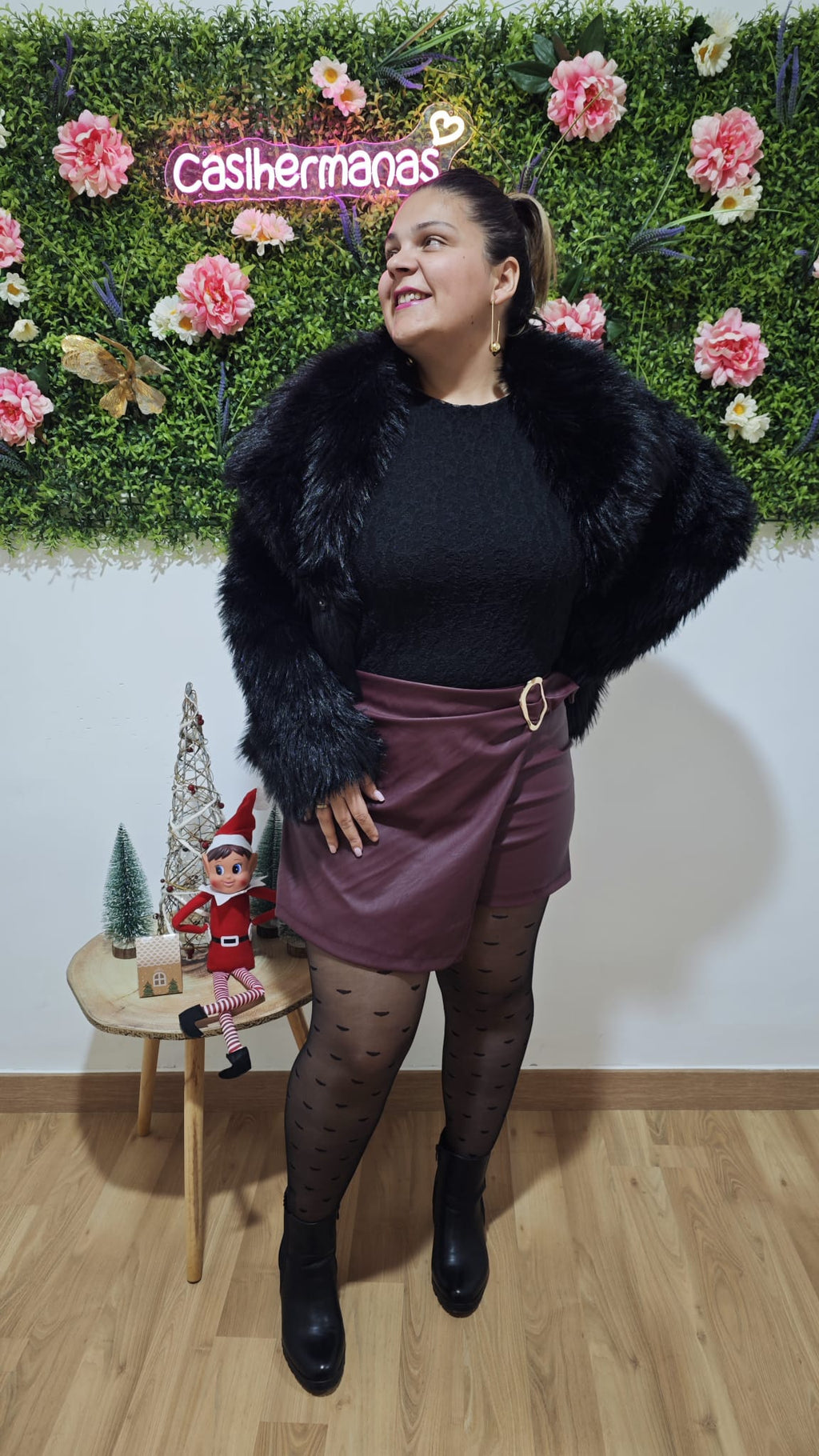 Short Falda Polipiel