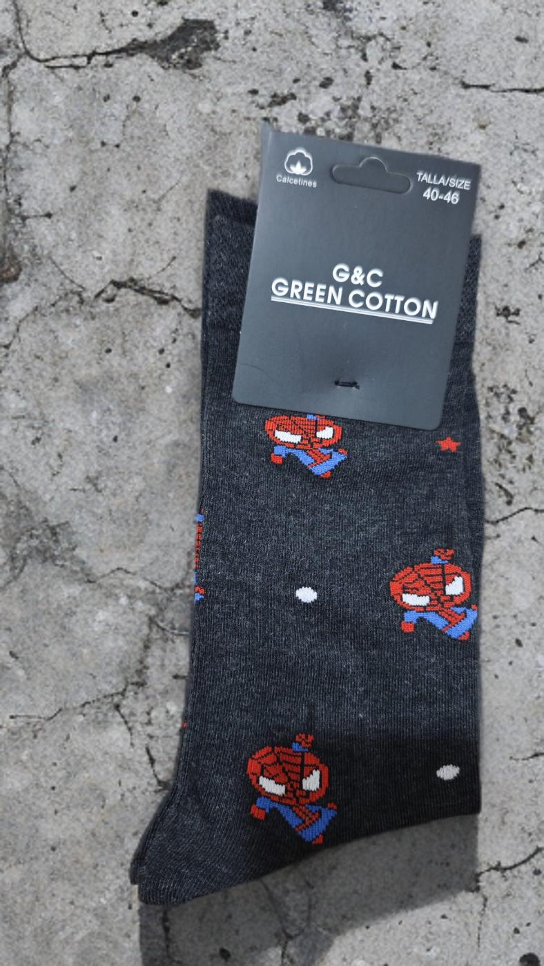 Calcetín spiderman