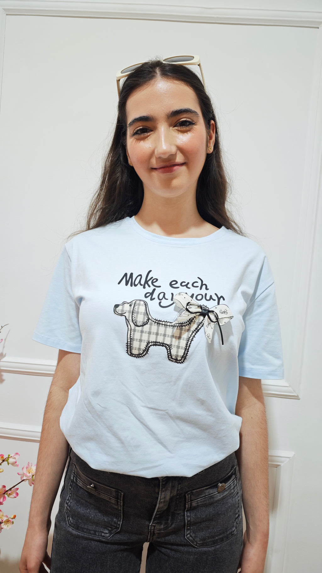 Camiseta Dog lazo
