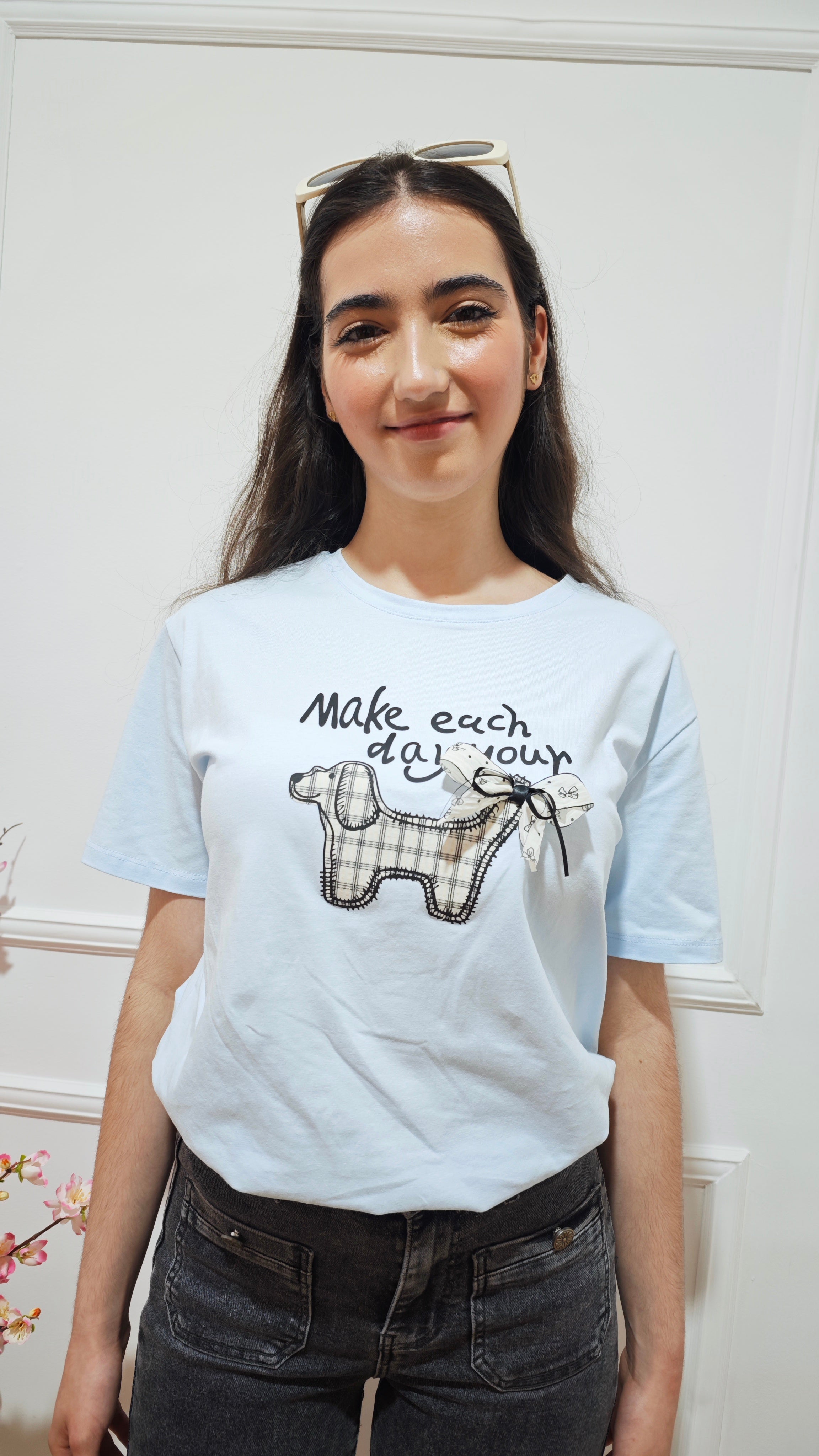 Camiseta Dog lazo