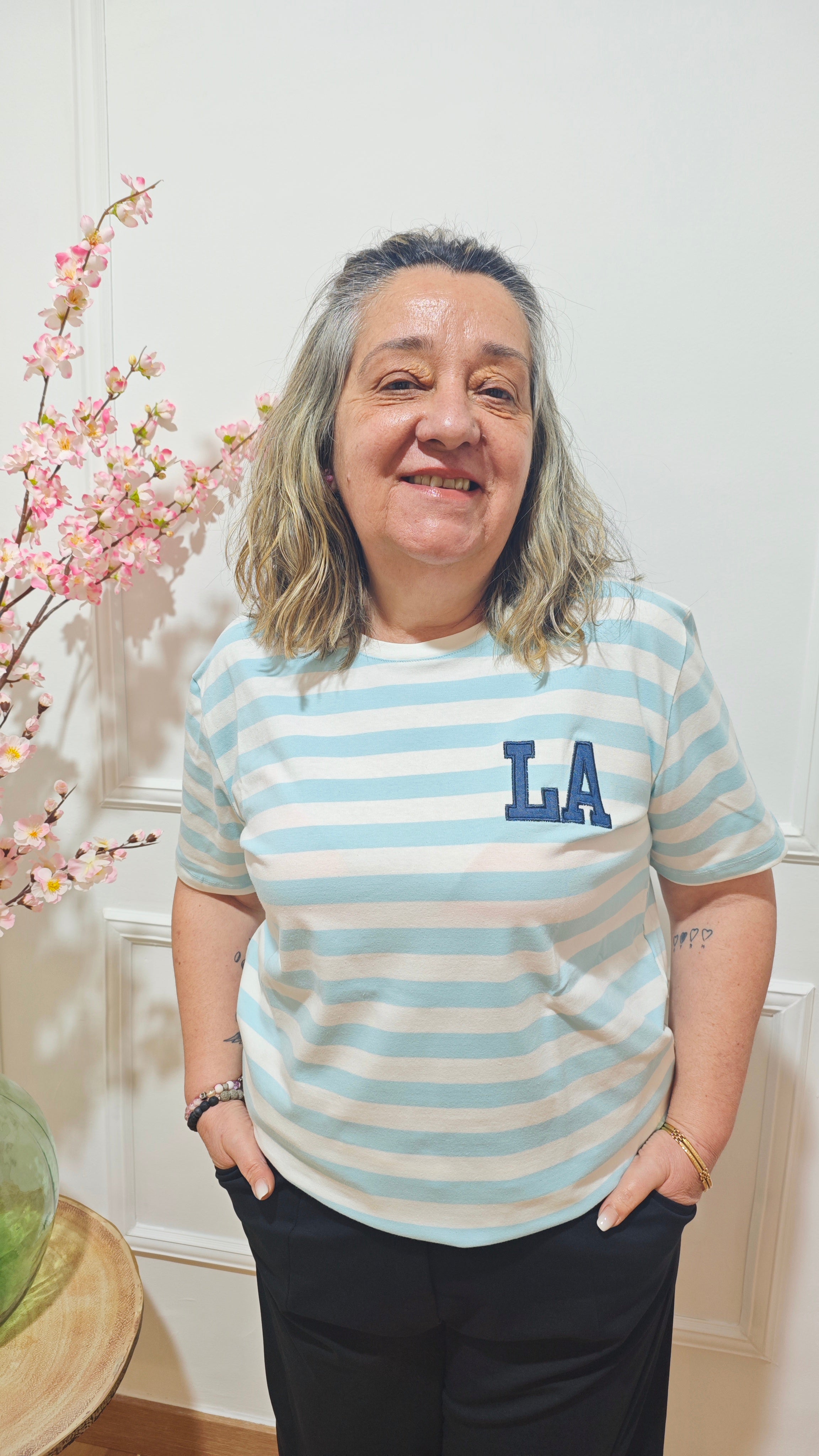 Camiseta Rayas LA