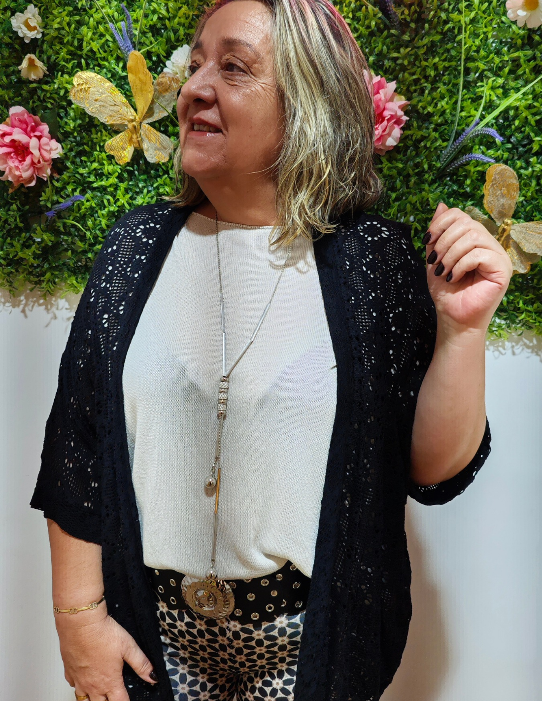 Chaqueta calada