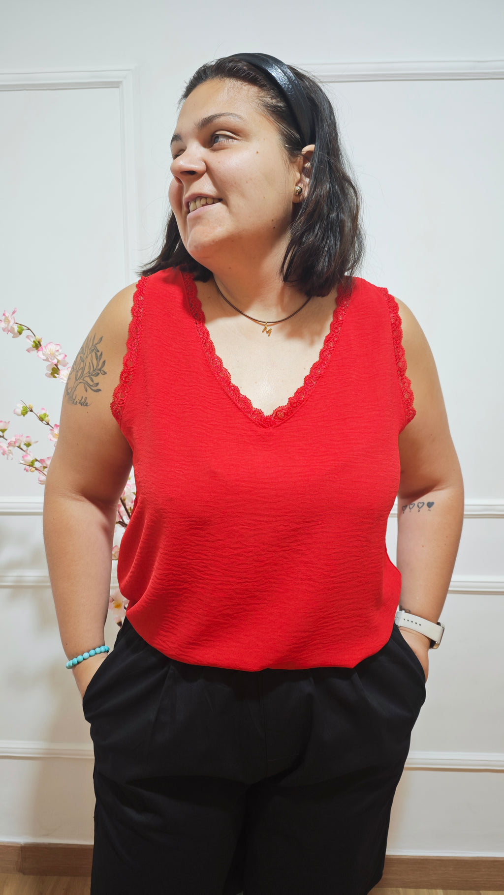 Camiseta lencera
