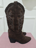 Bota cowboy choco