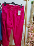 Jogger curvy fucsia