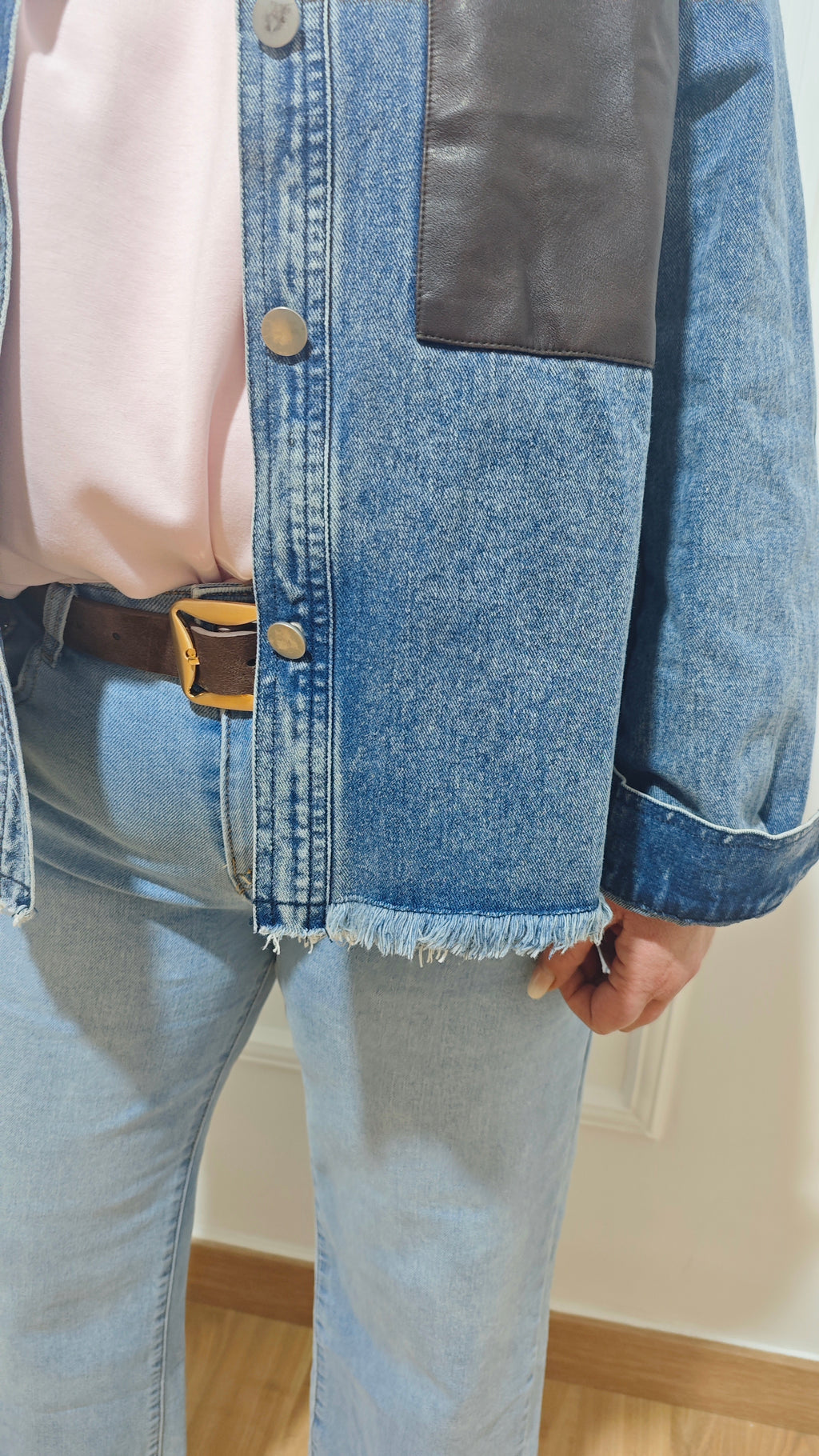 Chaqueta Denim Polipiel