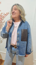 Chaqueta Denim Polipiel