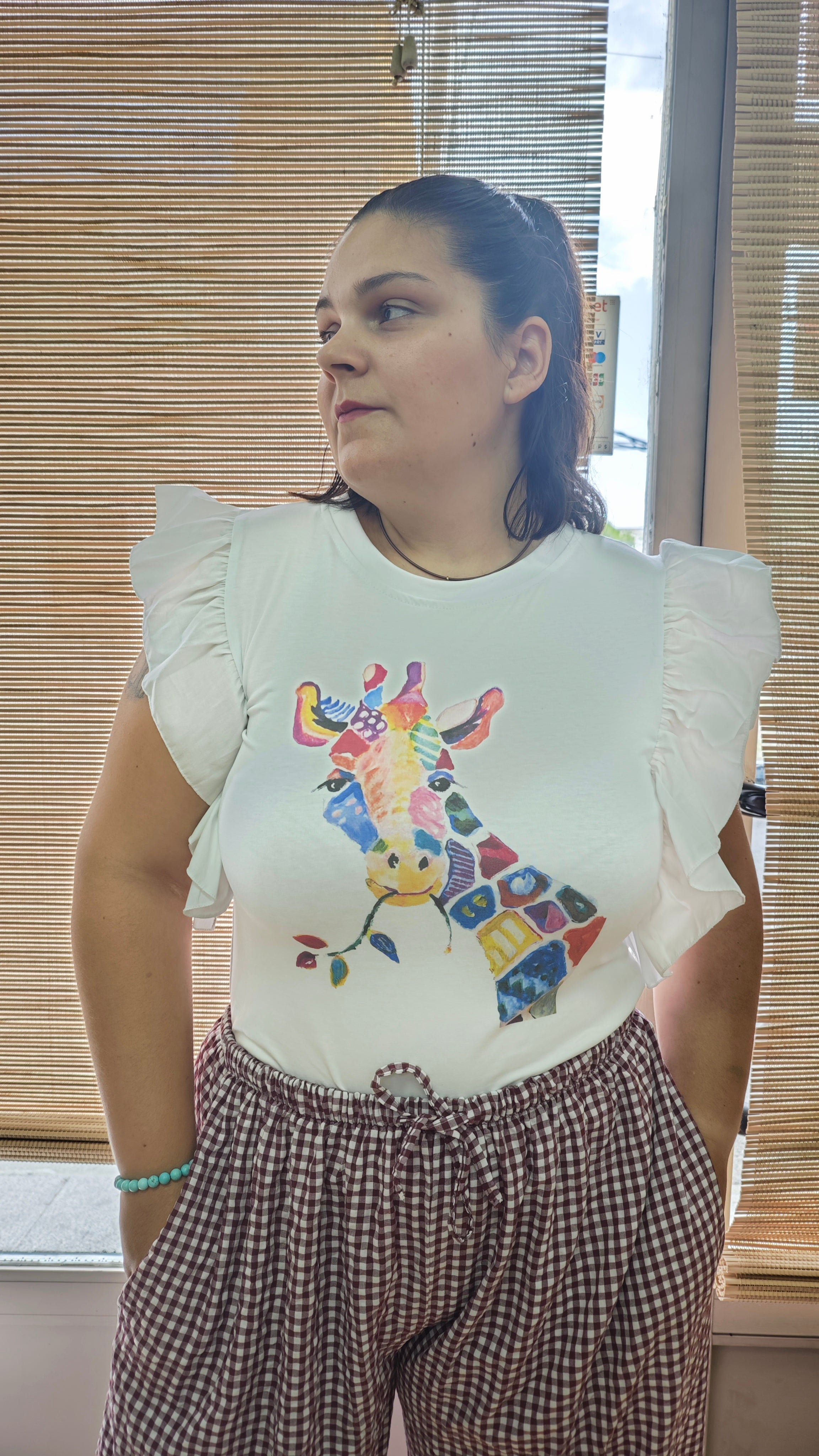 Camiseta jirafa