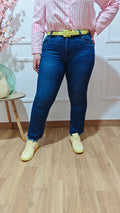 Jeans flared oscuro