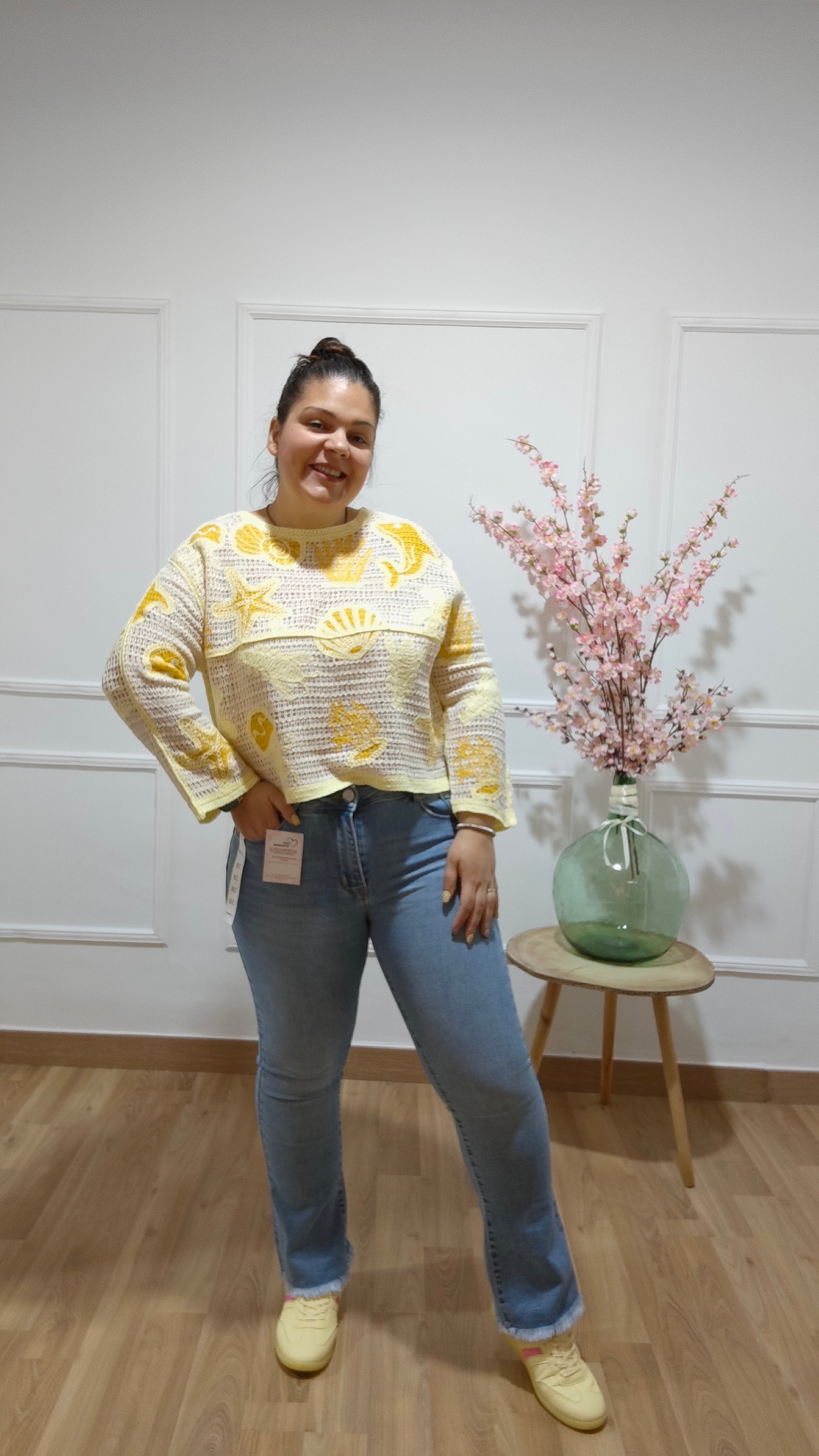 Jeans flare claro NEW