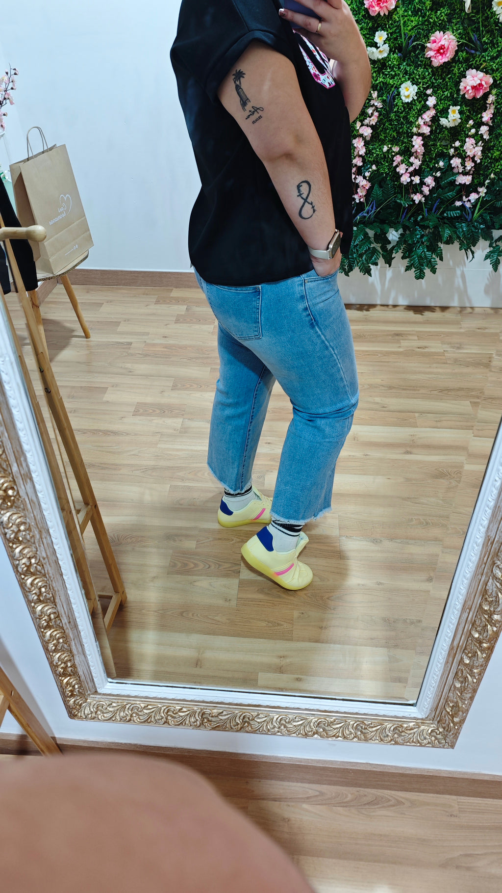 Jeans Wide Leg -5kilos Claro