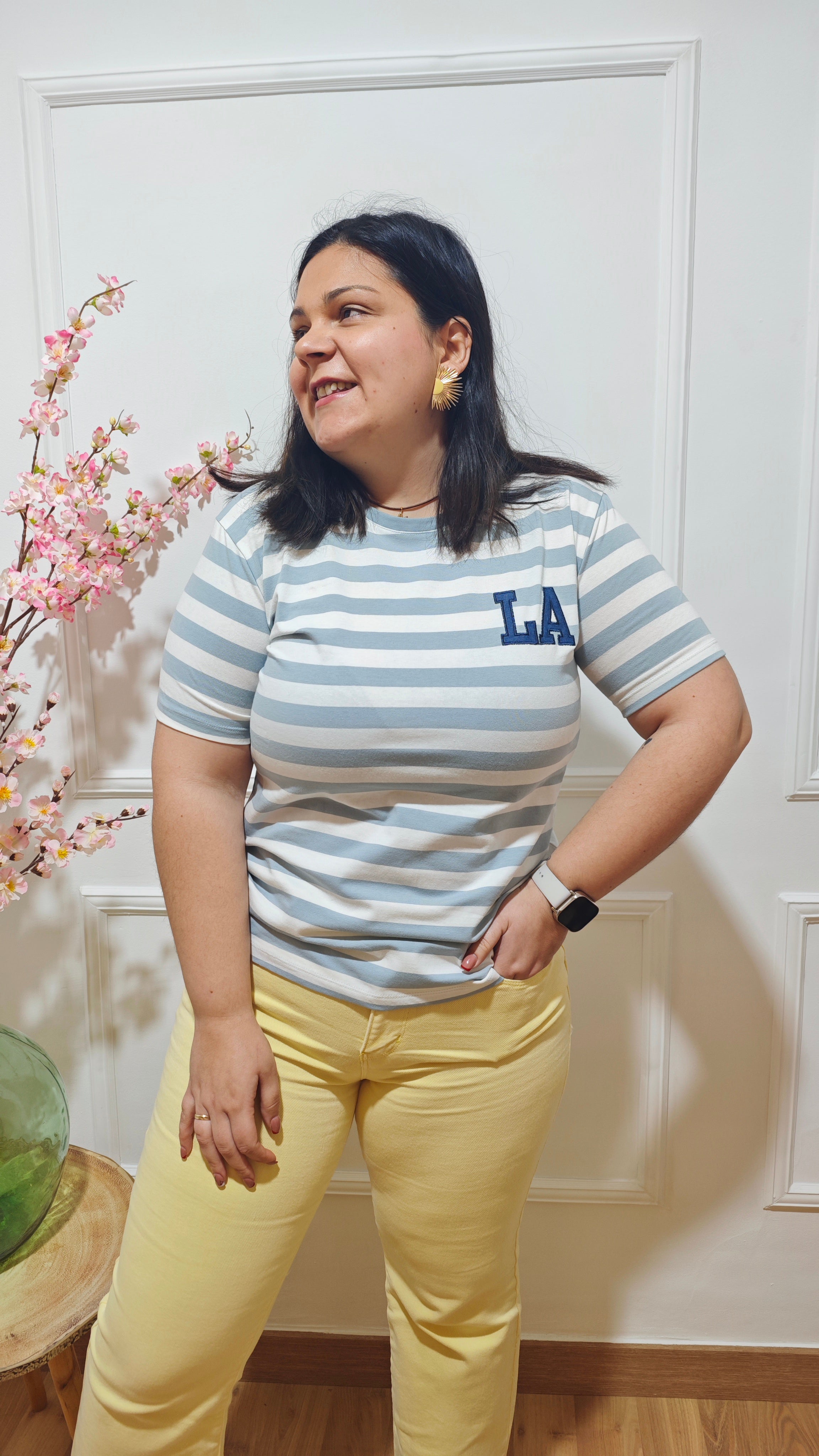 Camiseta Rayas LA