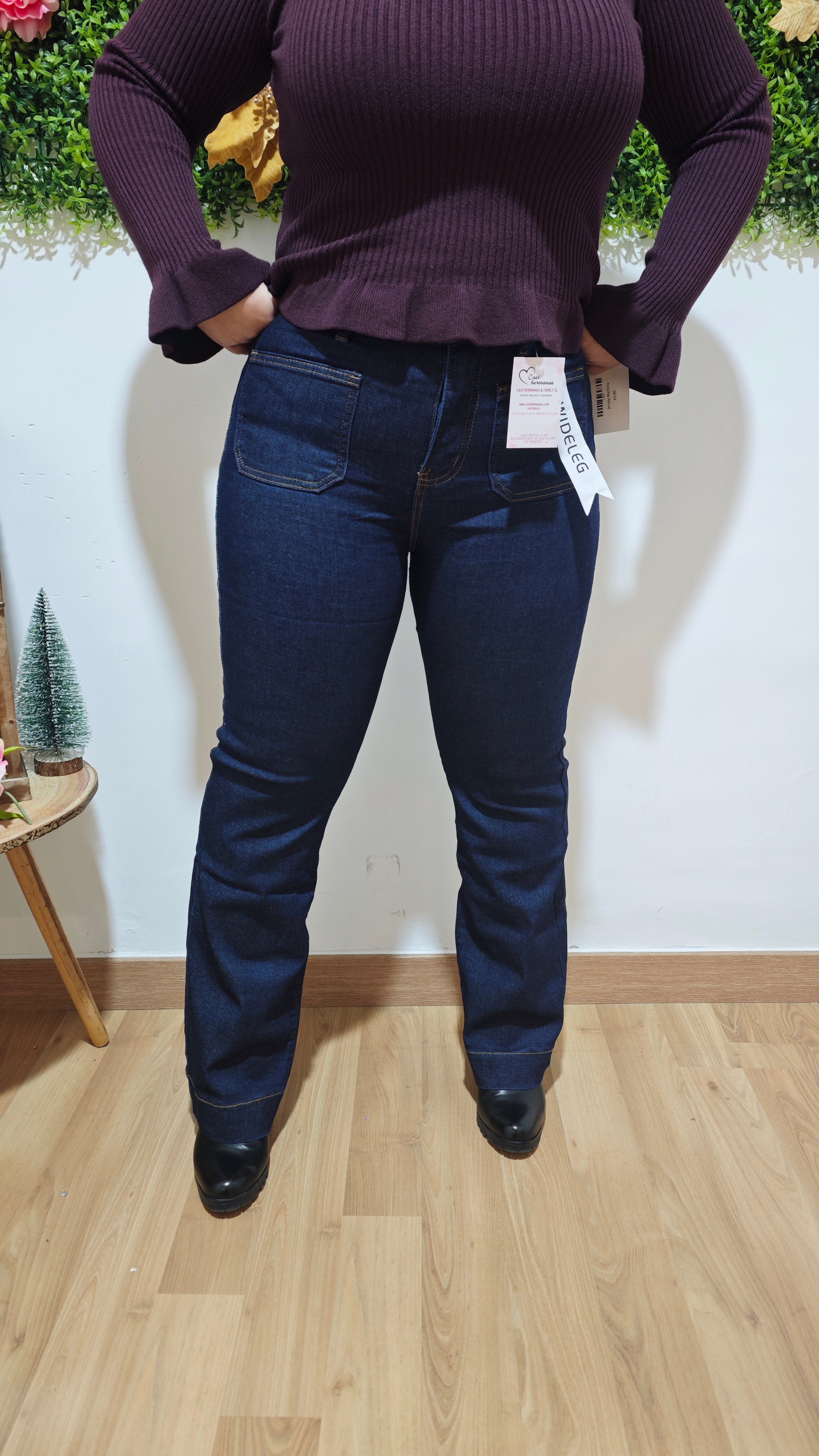 Jeans wide legg premium