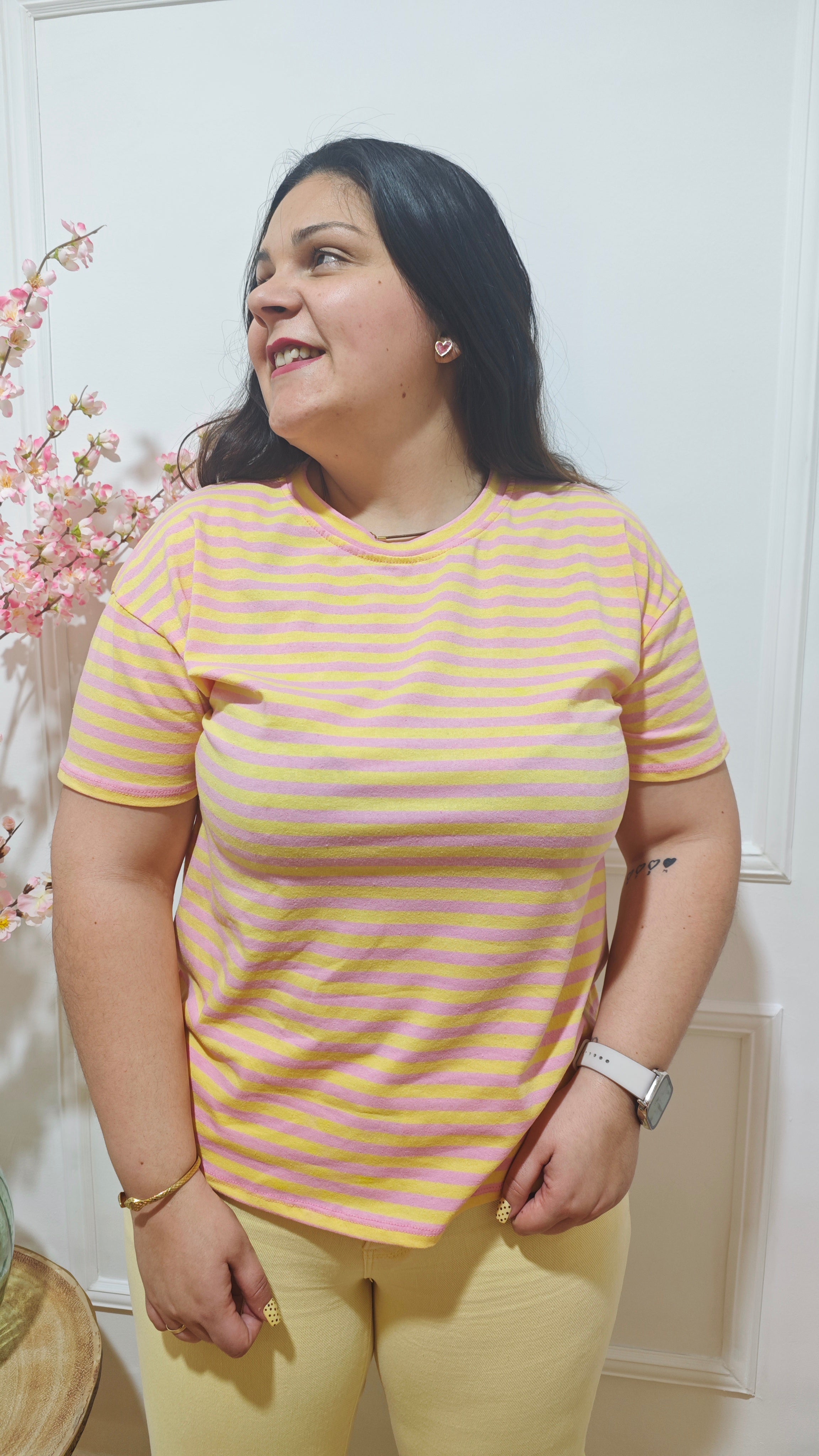 Camiseta Rayas Yellow