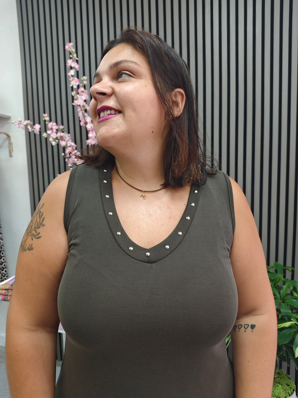 Vestido Yoly Tachuelas
