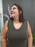 Vestido Yoly Tachuelas